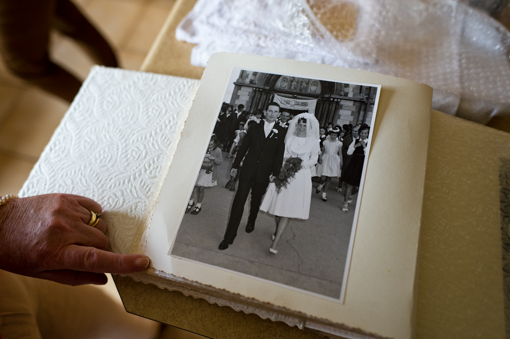 vintage wedding photo black and white